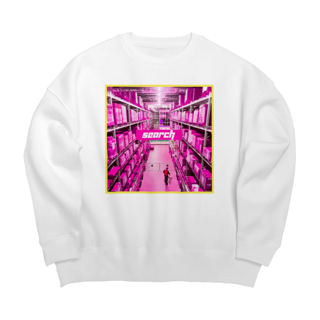 セキングのセキングアイテムver.4【SEARCH】 Big Crew Neck Sweatshirt