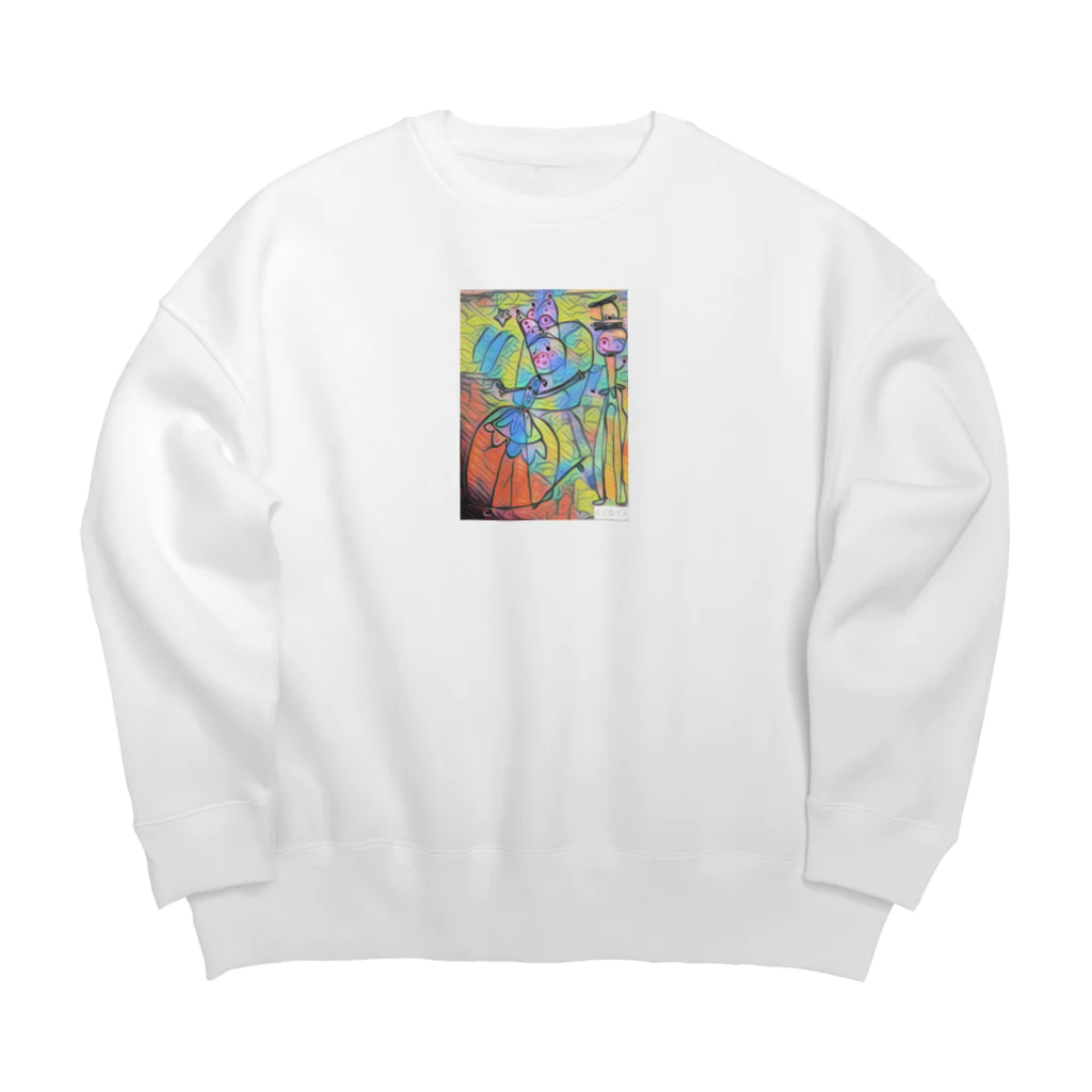 ゴーヤの気まぐれのお姫さまと王子さま Big Crew Neck Sweatshirt