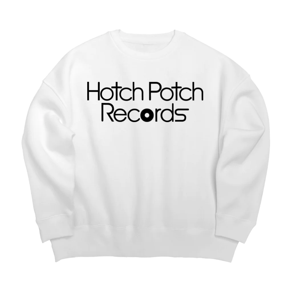 前田創作工房のHotch Potch Records（黒） Big Crew Neck Sweatshirt