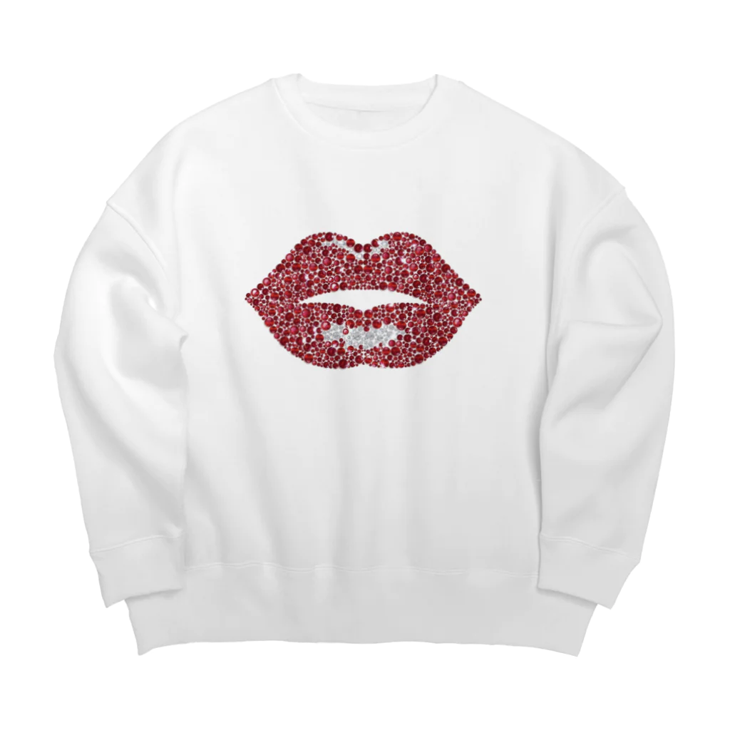 CrystalのSEXY Big Crew Neck Sweatshirt