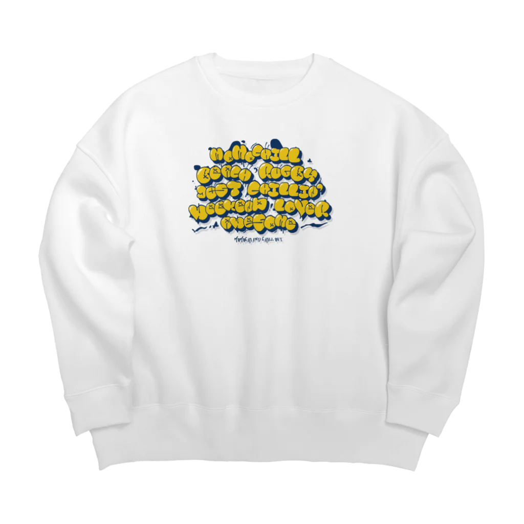 justchillingのももちる Big Crew Neck Sweatshirt