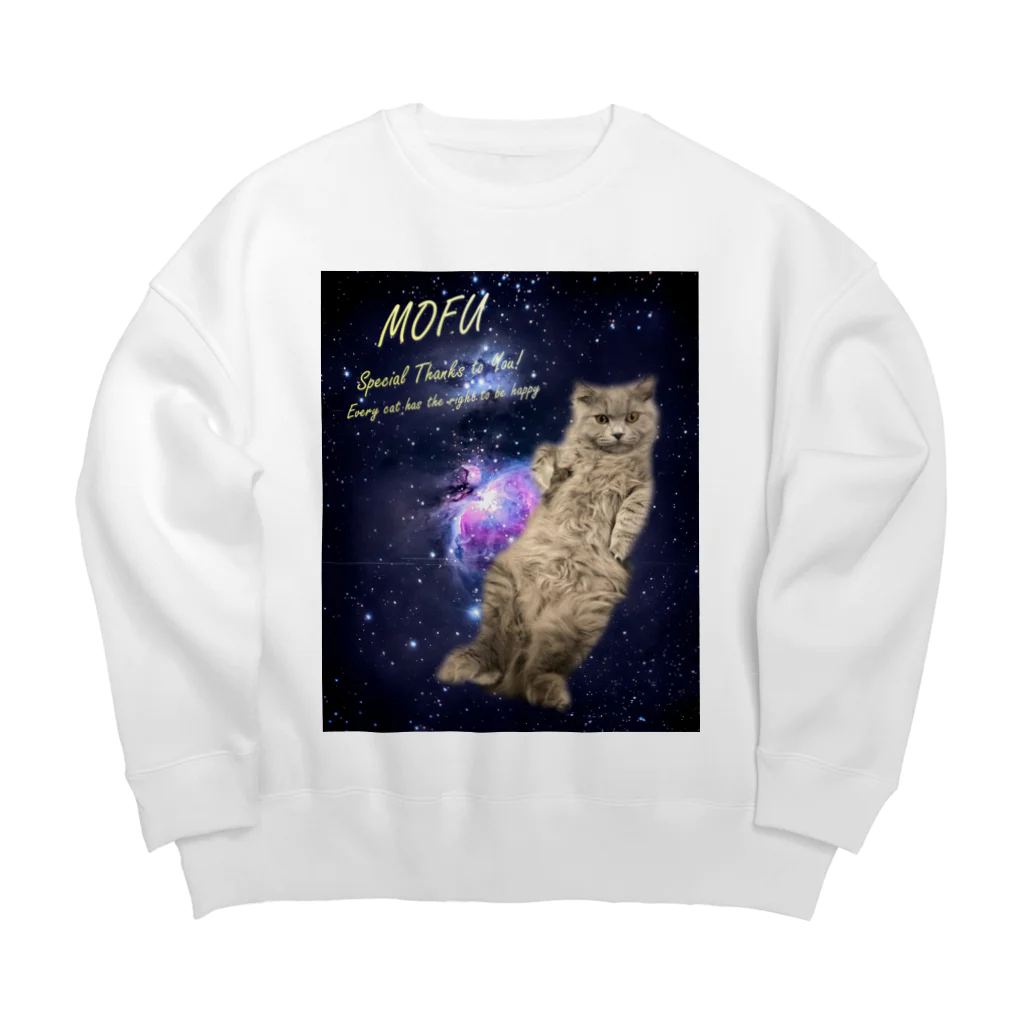 もふくんฅ^•ω•^ฅのもふもふ Big Crew Neck Sweatshirt