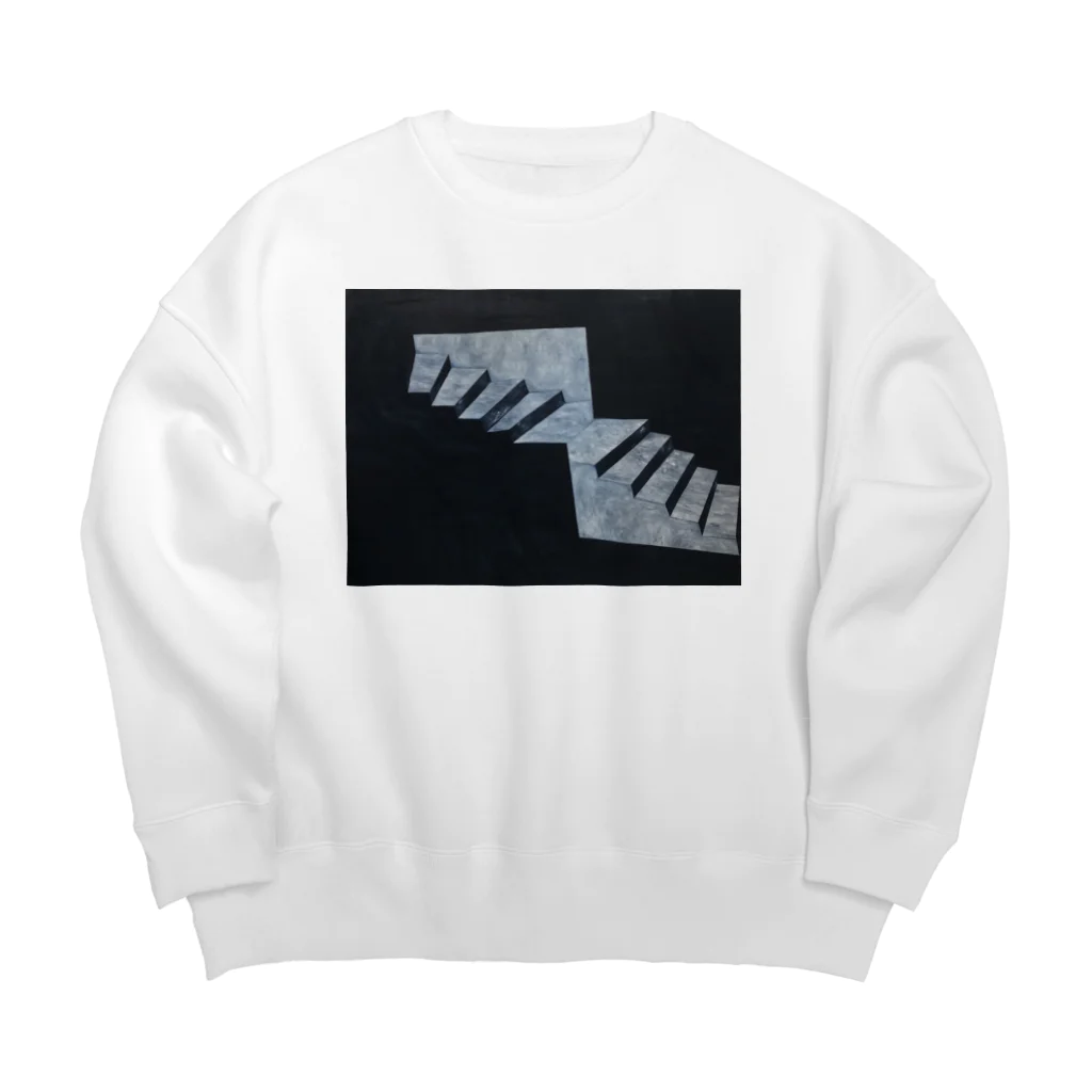 山口渚の階段-接続- Big Crew Neck Sweatshirt