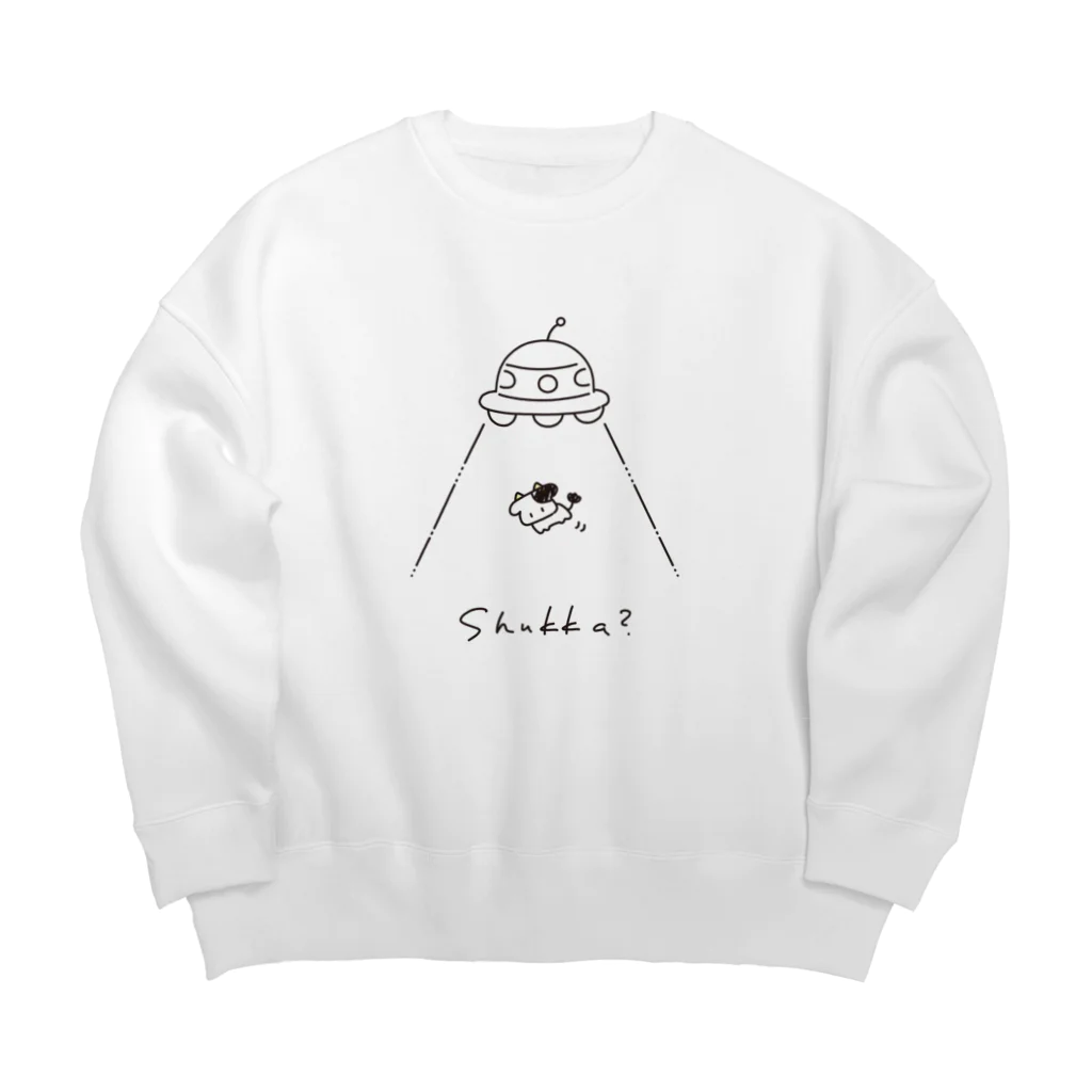 ゆるもたやのUFOでSHUKKA？ Big Crew Neck Sweatshirt