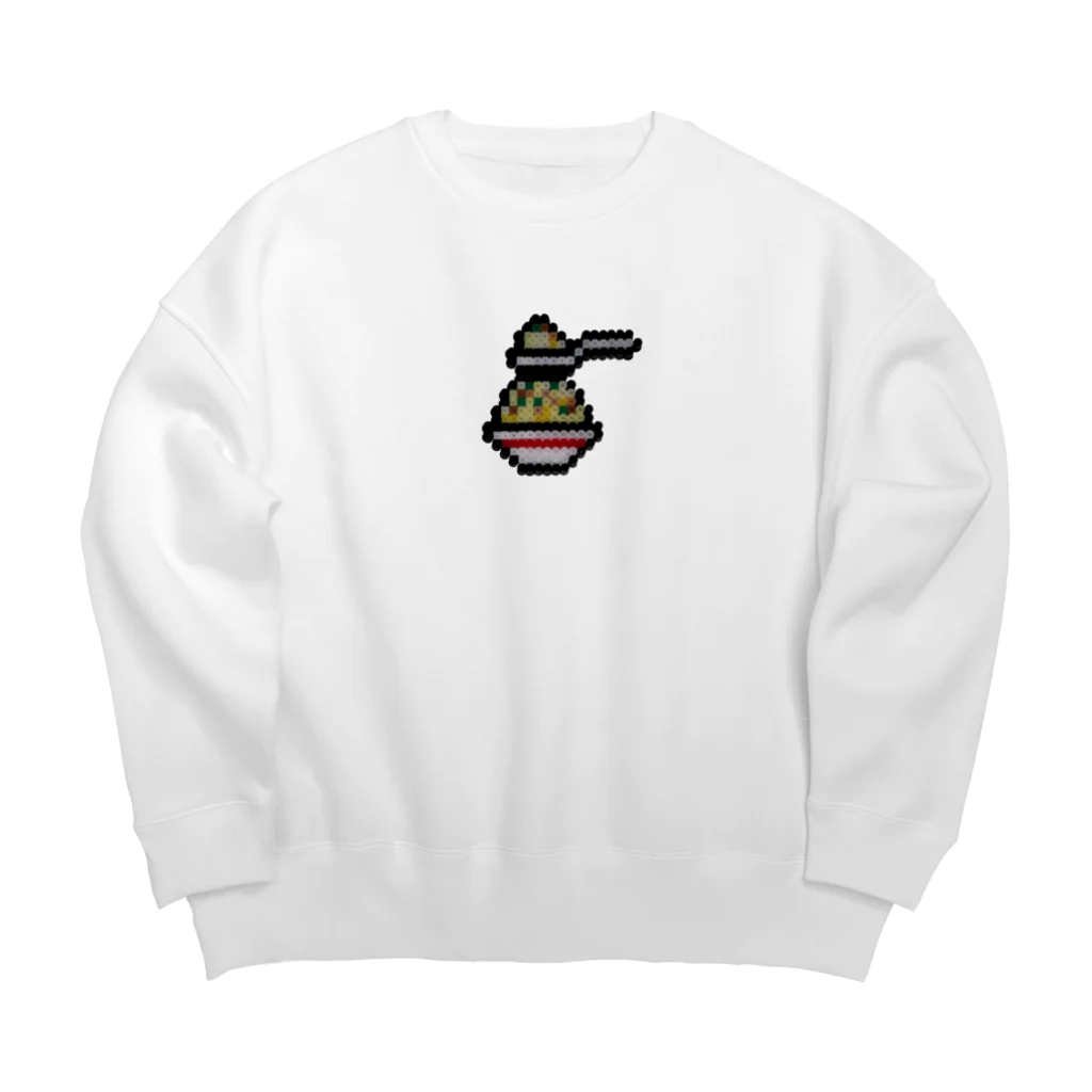 ---airon---の炒飯 Big Crew Neck Sweatshirt