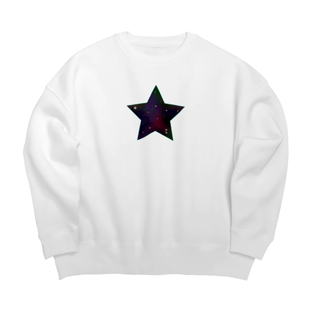 cosmicatiromの星　宇宙 Big Crew Neck Sweatshirt