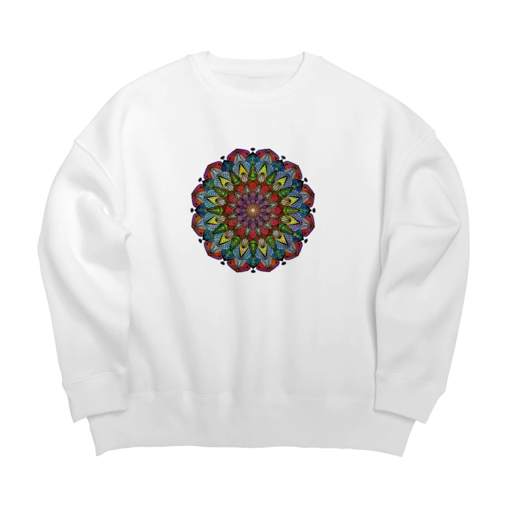 ひとつのオウバイ Big Crew Neck Sweatshirt