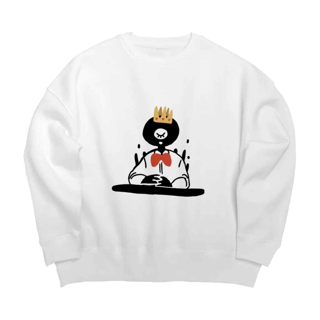 煙管のヒトメくん　zzz Big Crew Neck Sweatshirt