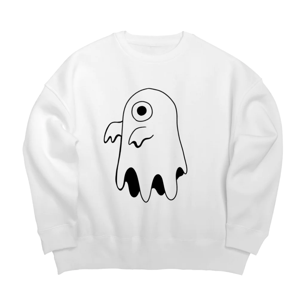 煙管のオバケ Big Crew Neck Sweatshirt