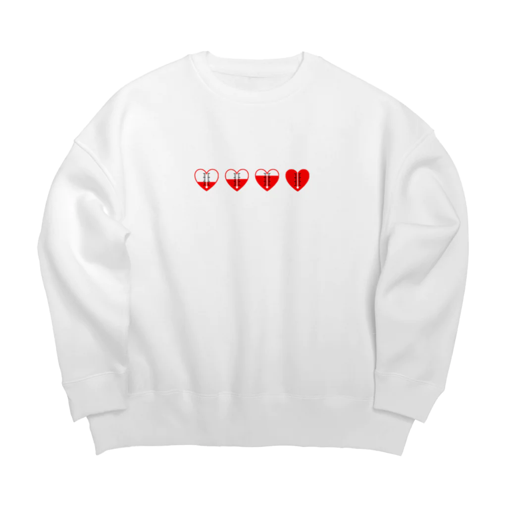 ﾁﾅの心臓 Big Crew Neck Sweatshirt