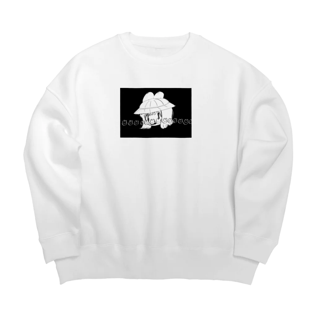 あれ̤̰のうさ Big Crew Neck Sweatshirt