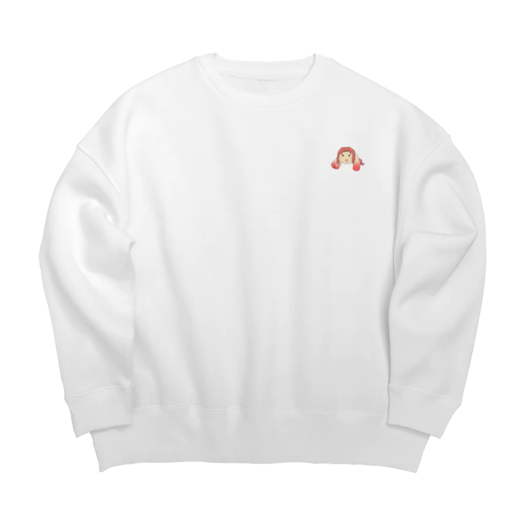 本日も晴天なりの穂歌 Big Crew Neck Sweatshirt