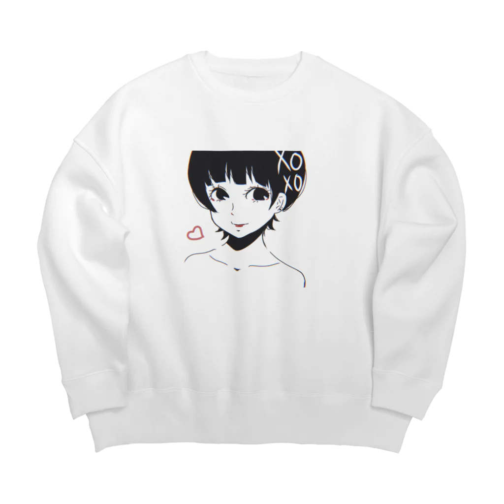 はなめの私信 Big Crew Neck Sweatshirt