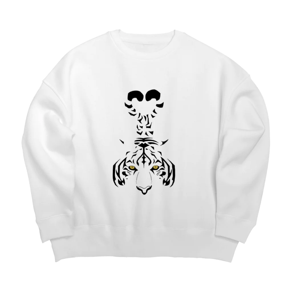 AkinagaSanの二叉の虎（LuTi） Big Crew Neck Sweatshirt