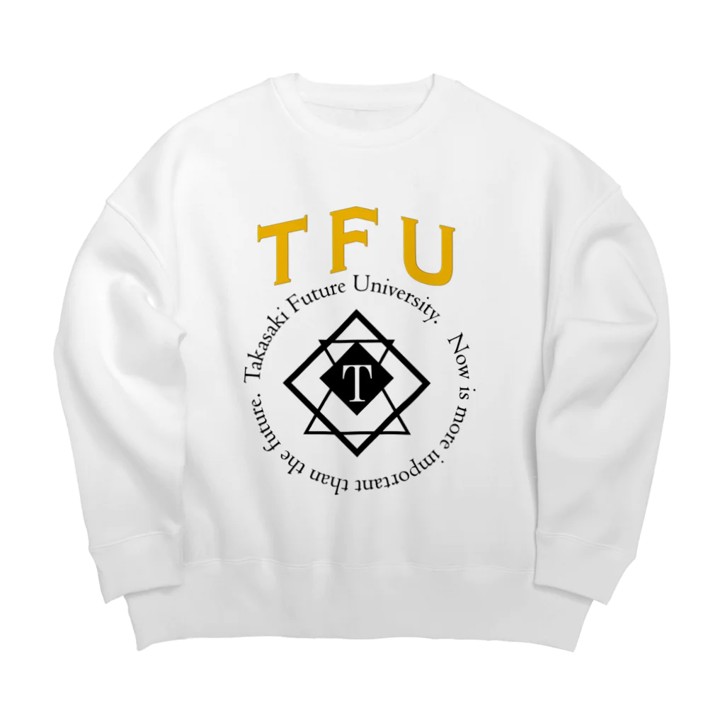 TFU MARTのかいがいデザイン Big Crew Neck Sweatshirt