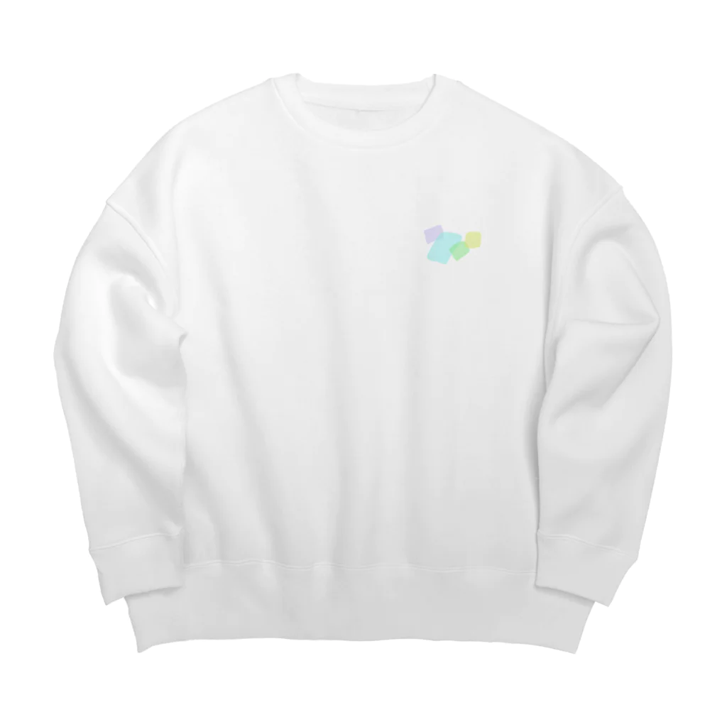 モンモママショップのシャーベットスクエア Big Crew Neck Sweatshirt