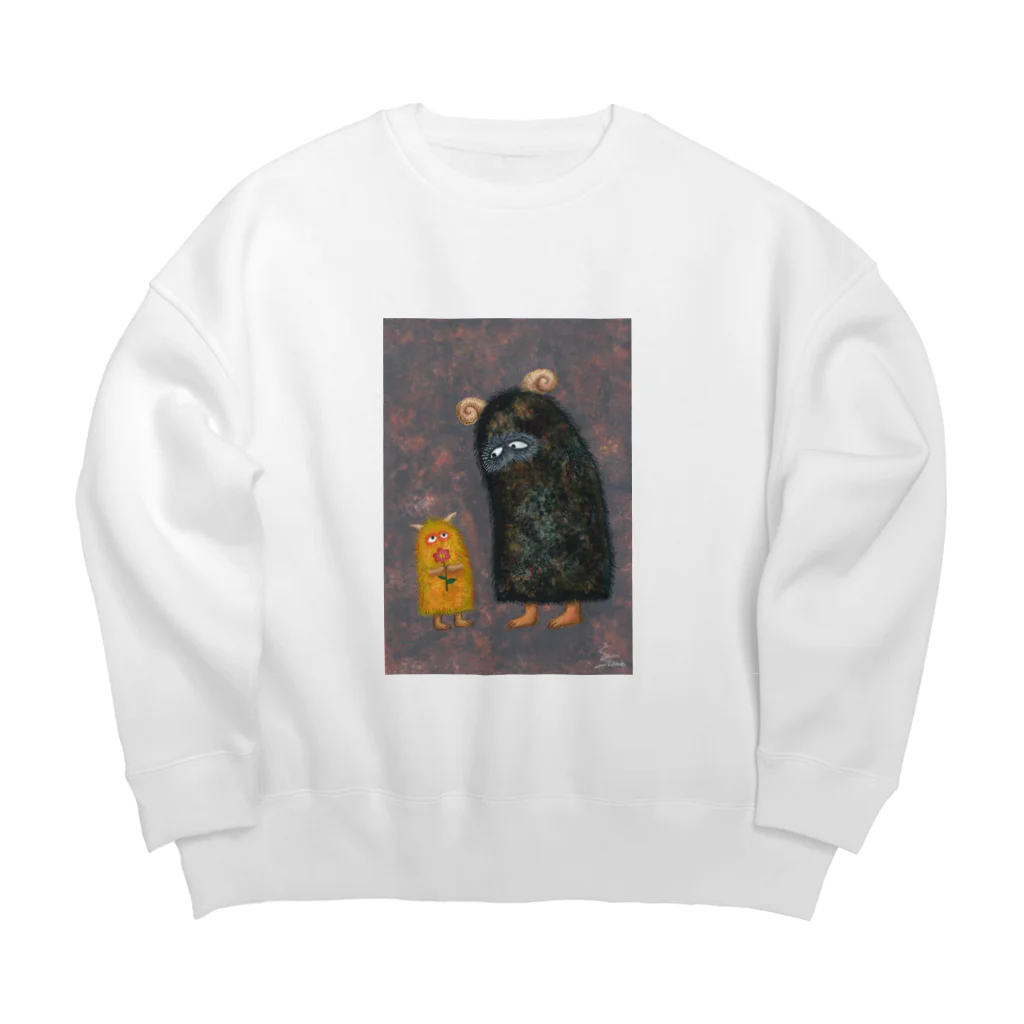 saorishinadaのfor you Big Crew Neck Sweatshirt