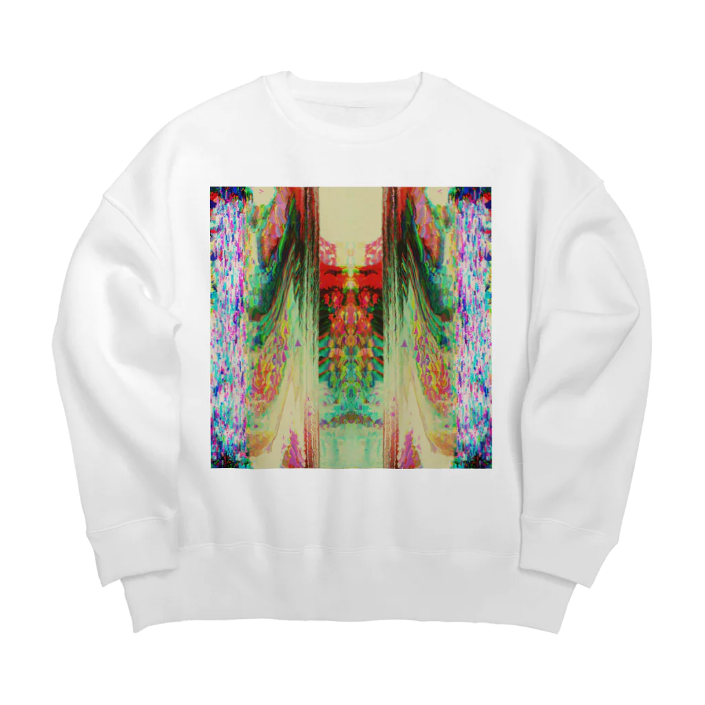 egg Artworks & the cocaine's pixの垂Re:滝 Big Crew Neck Sweatshirt