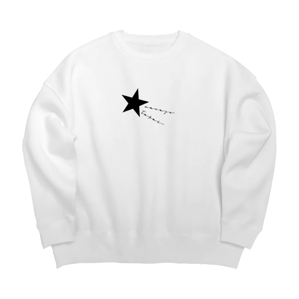 高井麻奈由Official shopのshooting star Big Crew Neck Sweatshirt