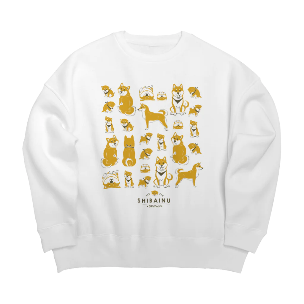 タバタ画房の赤柴たくさん　Ver.1 Big Crew Neck Sweatshirt