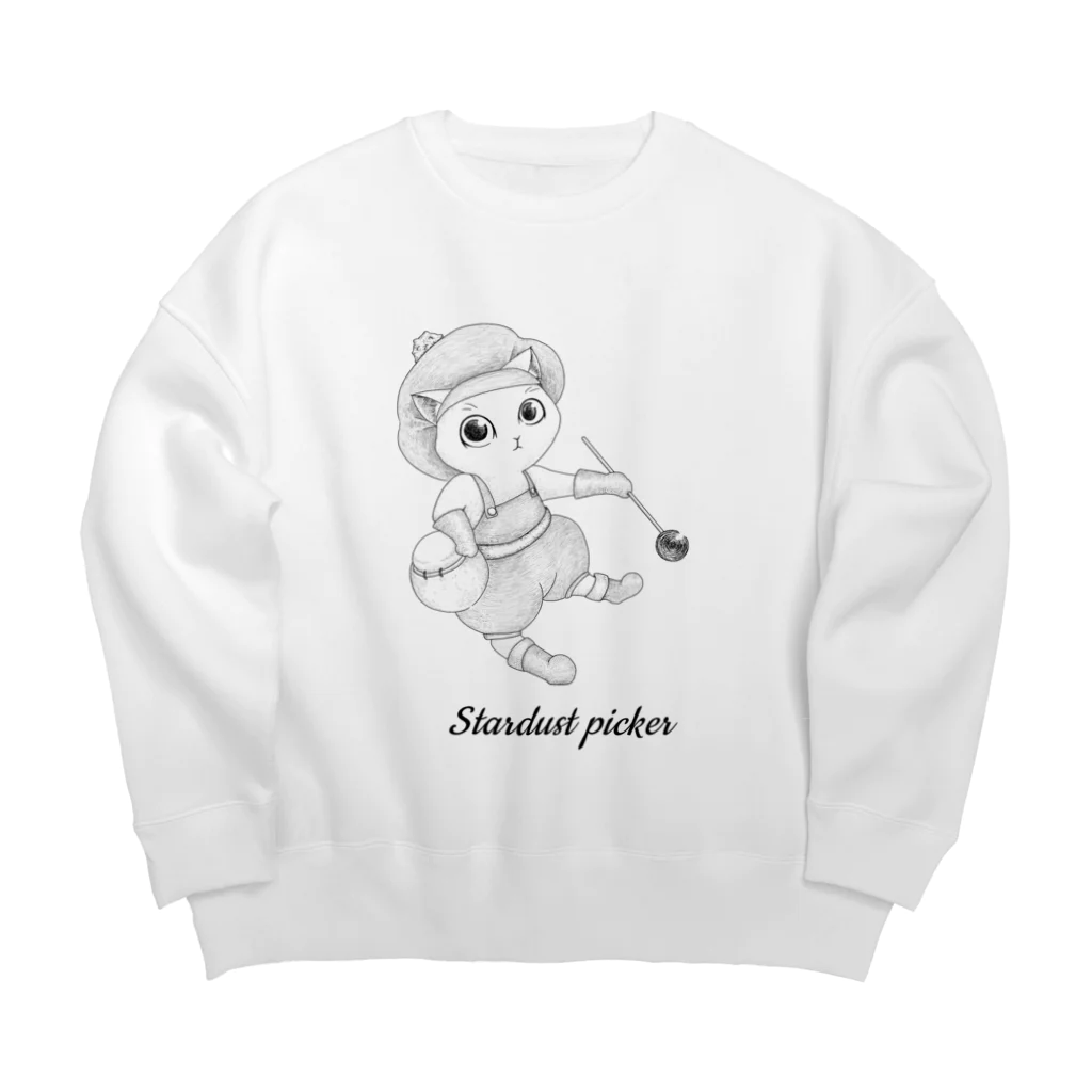 プリズモリイの箱の【シャレイドスコロプの街シリーズ】星くず拾い Big Crew Neck Sweatshirt