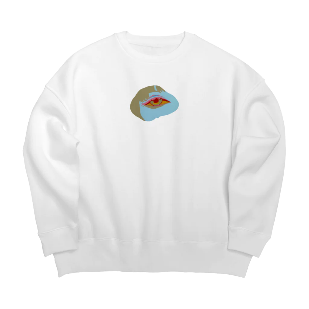 ふみふみ広場のeye2 Big Crew Neck Sweatshirt