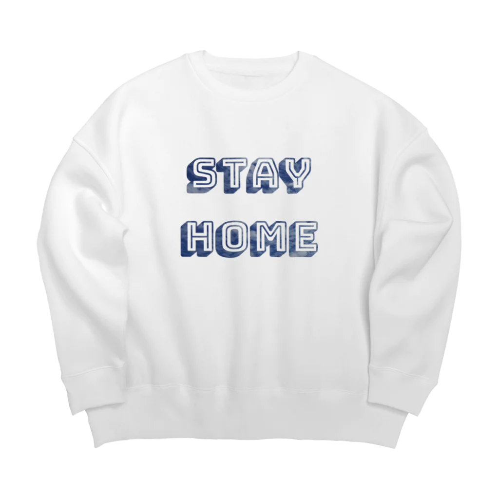 BBRWORKS STORE のSTAY HOME Big Crew Neck Sweatshirt