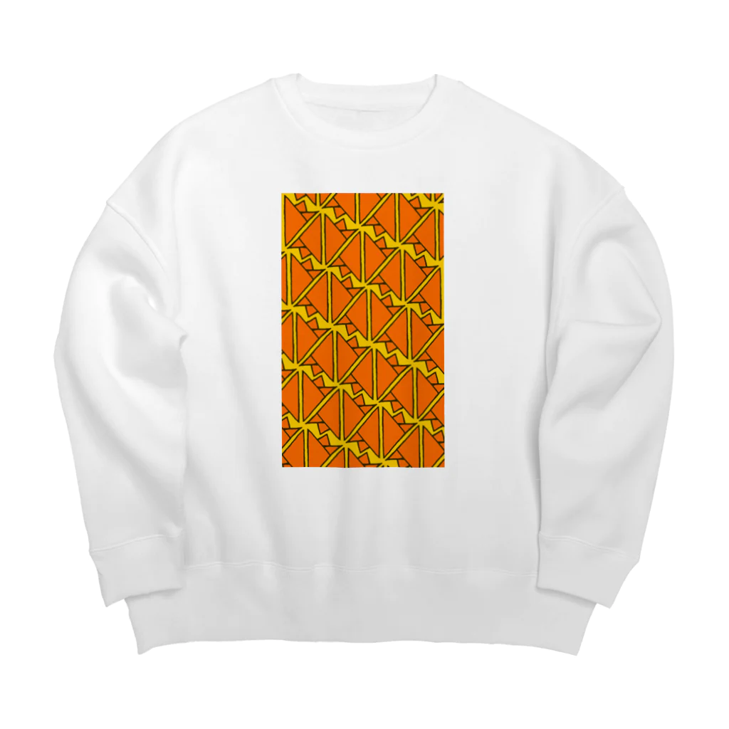 気ままに創作　よろず堂のサーヴィエ行進曲　レトロ Big Crew Neck Sweatshirt