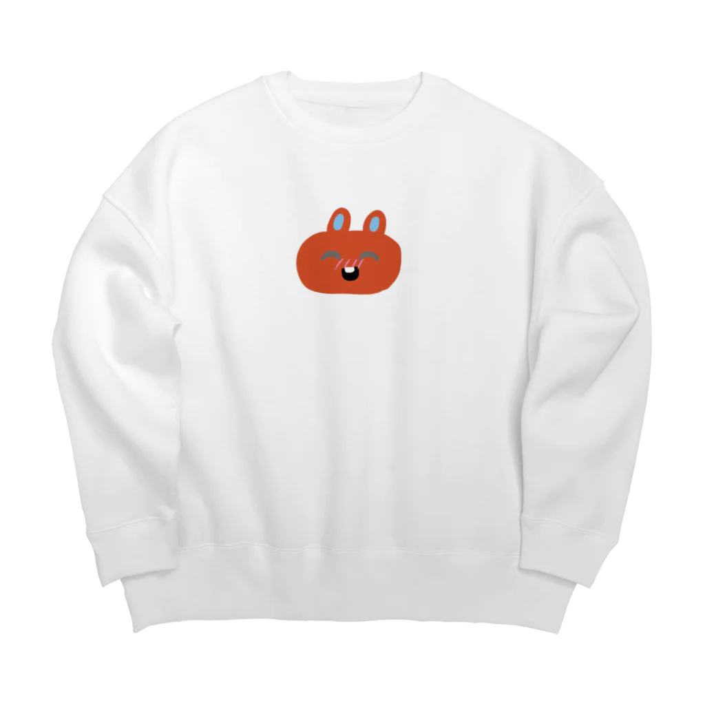 Xiangzhiの喜んでいるうさぎ Big Crew Neck Sweatshirt