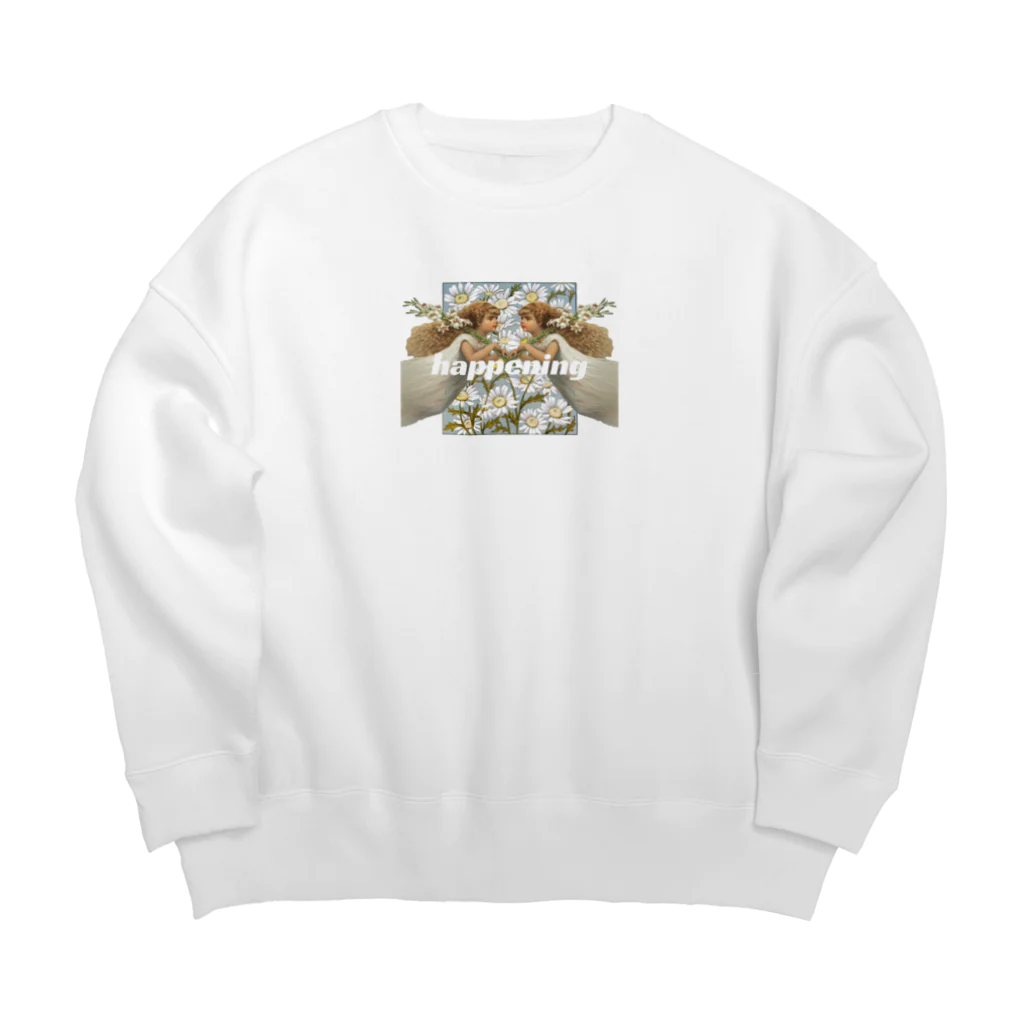 HANDSOMEの天使_angel 2020 Big Crew Neck Sweatshirt