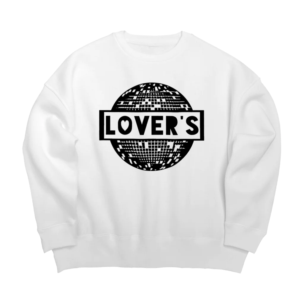 歌謡曲カフェLover'sのlovers ミラーボール ビッグシルエットスウェット