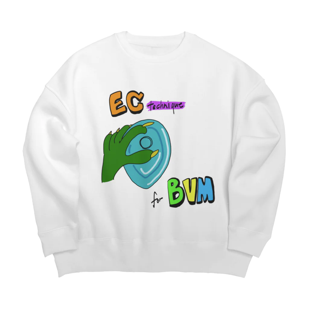 Ryumassの恐竜 EC Technique Big Crew Neck Sweatshirt