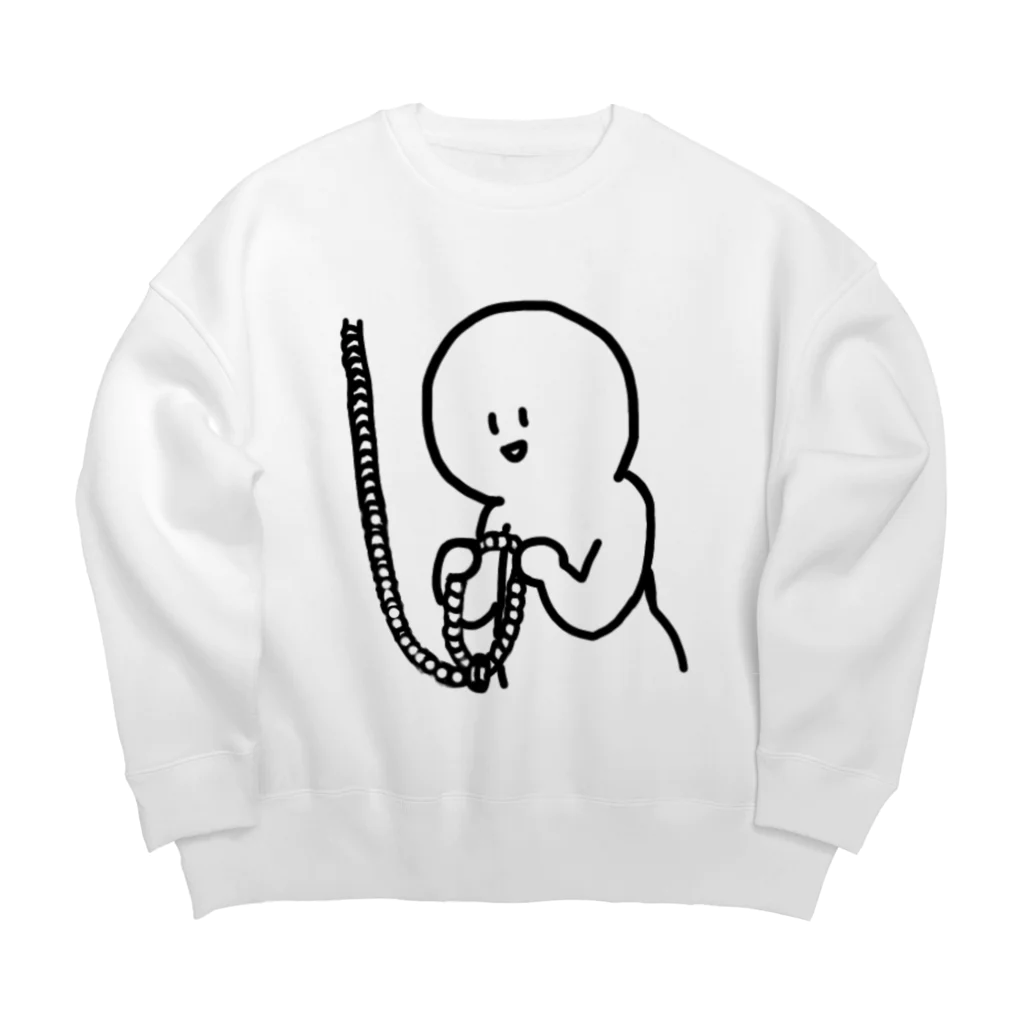 もよみざわの早まる人のグッズ Big Crew Neck Sweatshirt