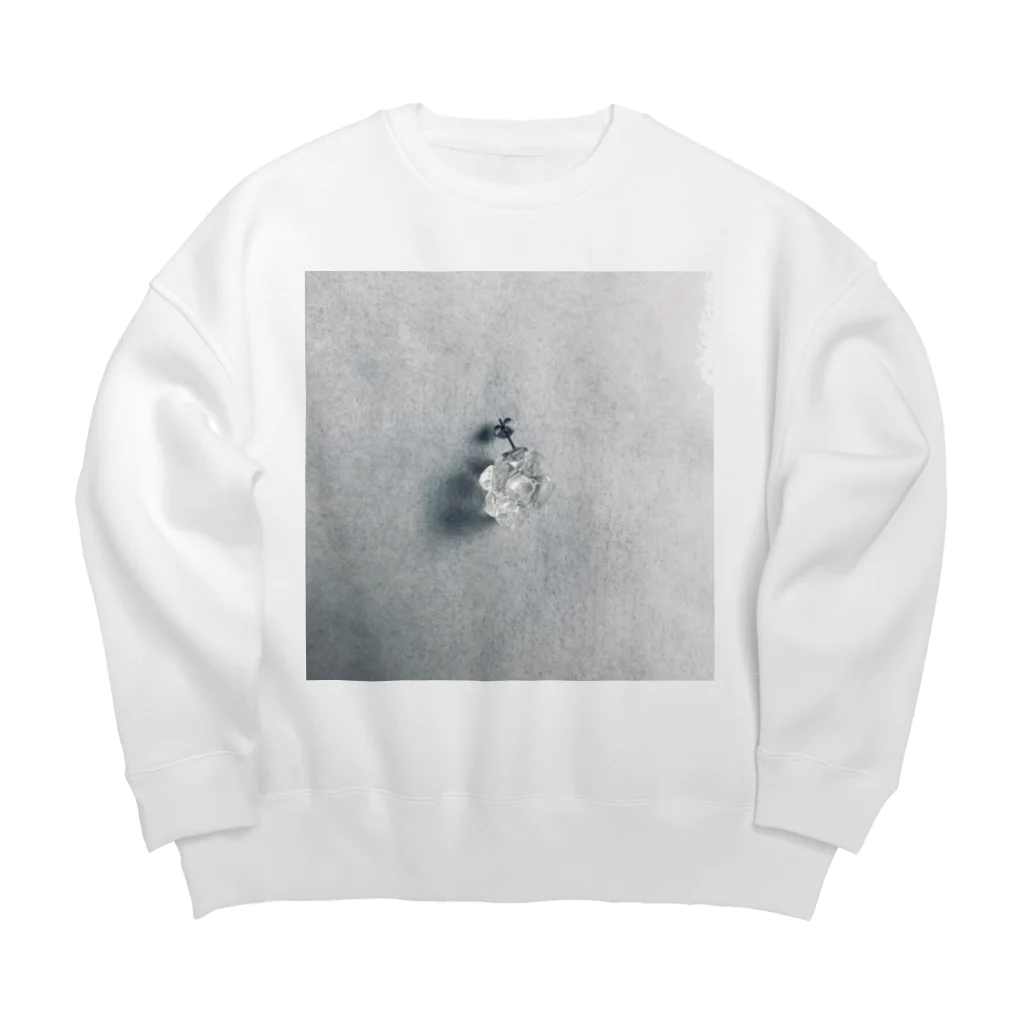 NASSYのクリアボールズピアス Big Crew Neck Sweatshirt