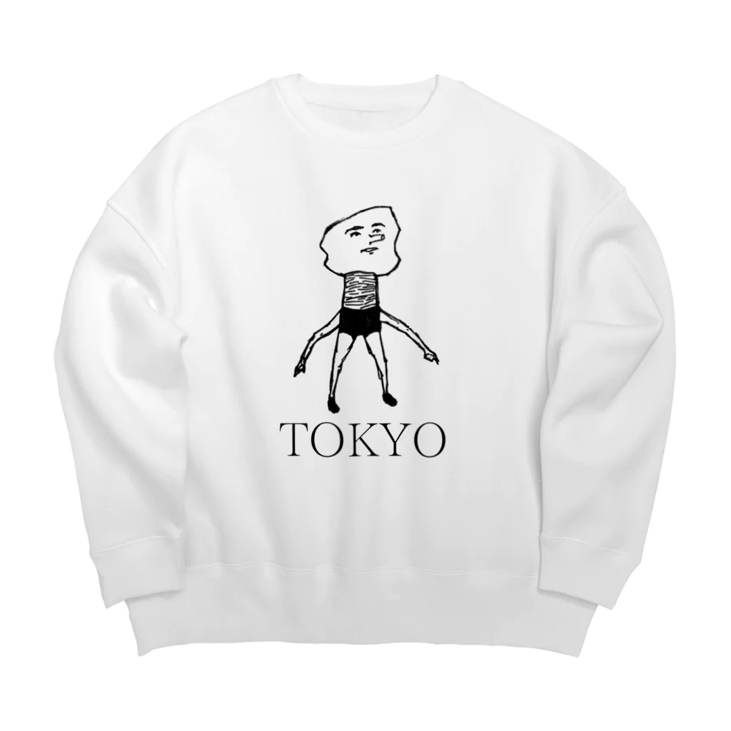 ひねもすのたり。の最新式のCITY BOY in TOKYO Big Crew Neck Sweatshirt