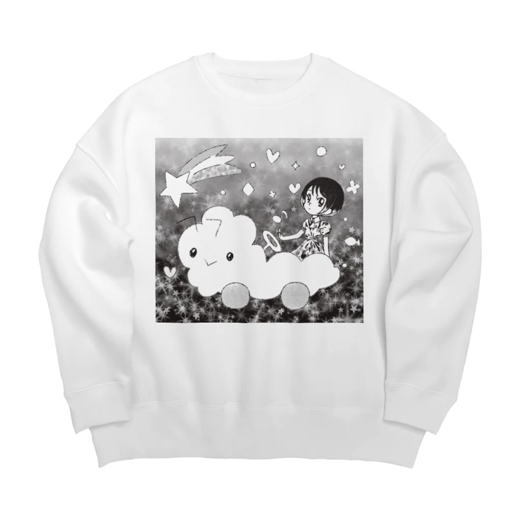 クマバチゴルフ倶楽部のＧＯ！ＧＯ！クマバチカート Big Crew Neck Sweatshirt