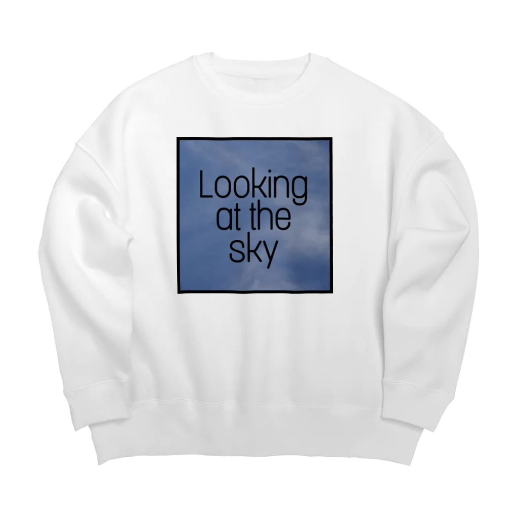 Chankiiiの空を見て Big Crew Neck Sweatshirt