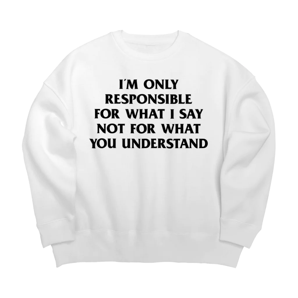 shoppのcommunication Big Crew Neck Sweatshirt