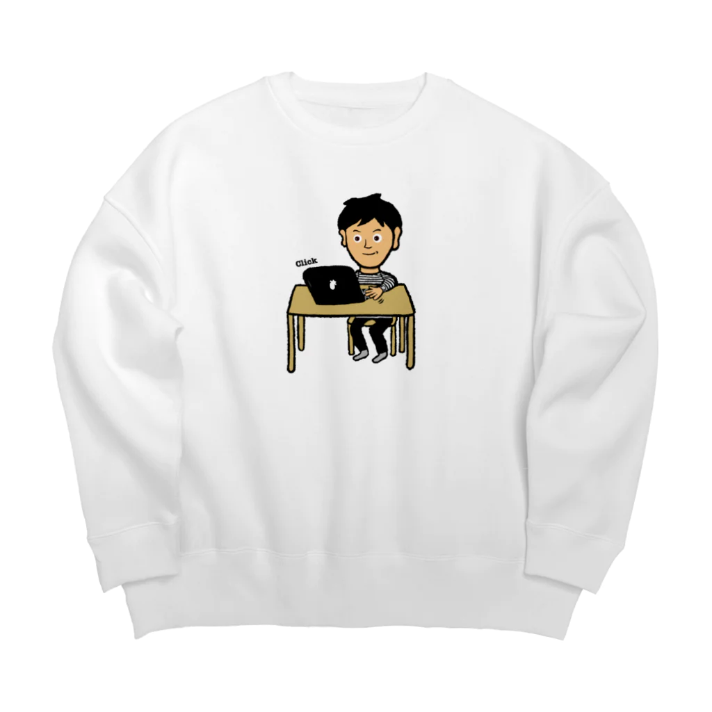 ツンデレボーイズの在宅勤務 Big Crew Neck Sweatshirt