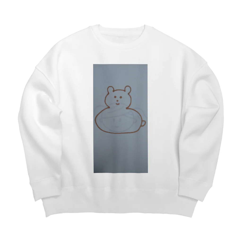 まるあるちのくままるっち Big Crew Neck Sweatshirt