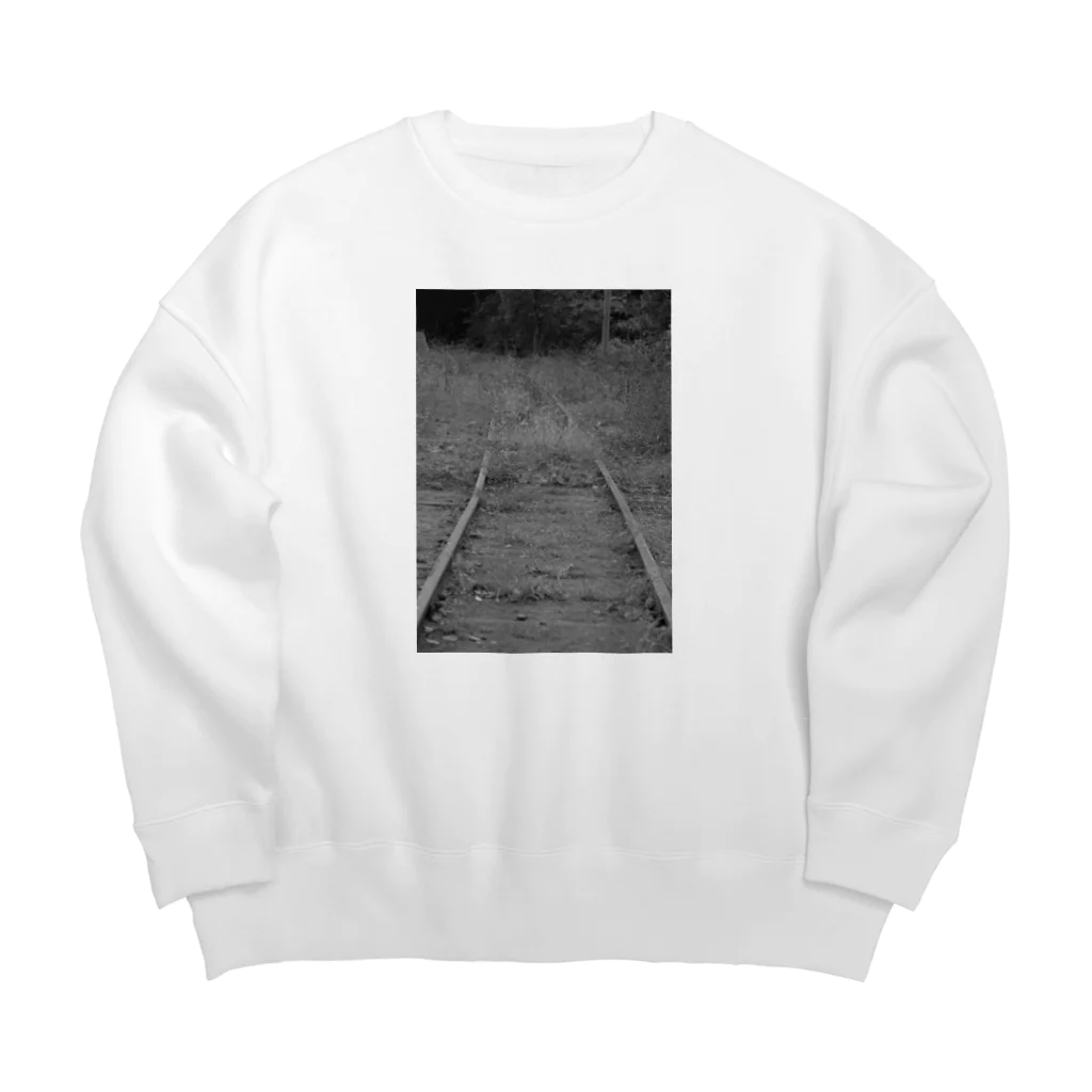 coronblanの廃線 Big Crew Neck Sweatshirt