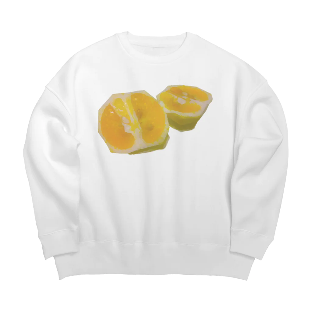 気ままに創作　よろず堂の夏の柑橘② Big Crew Neck Sweatshirt