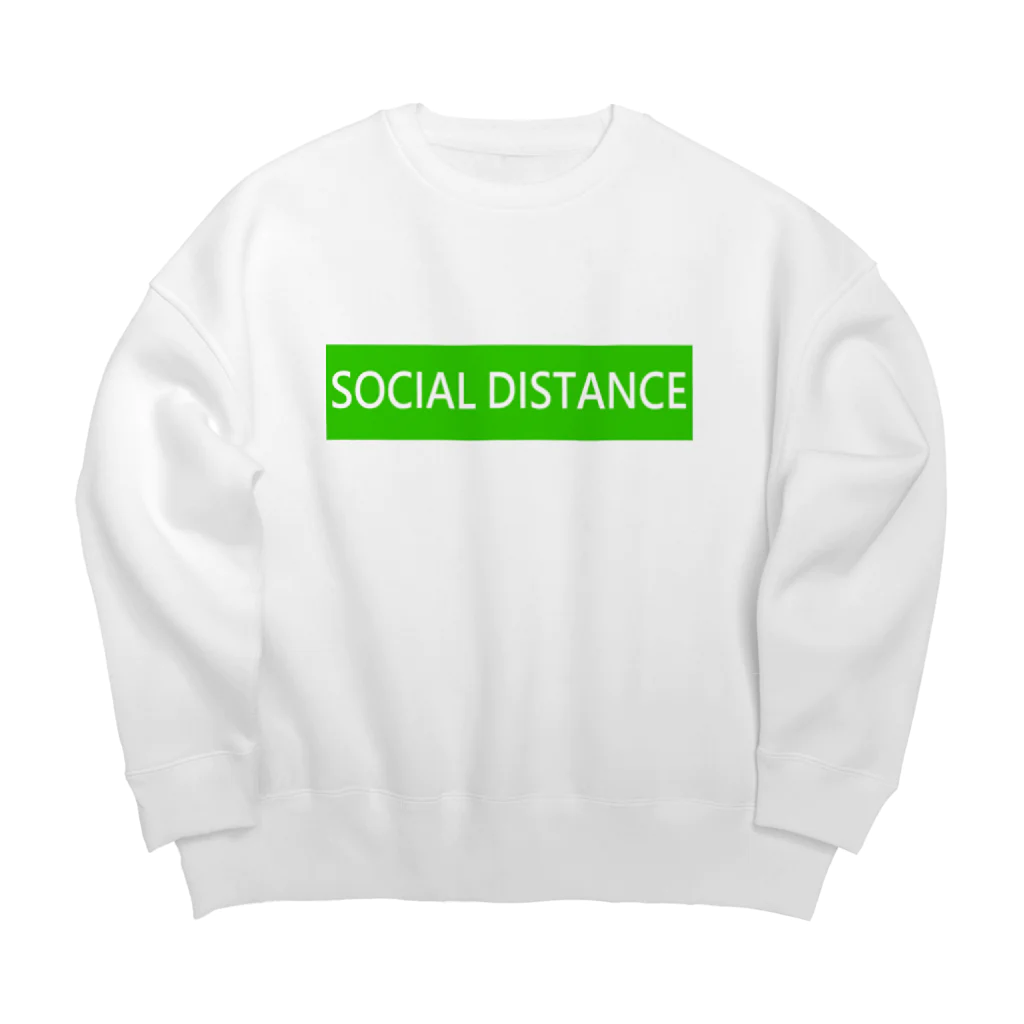 HirahiraのSocial distance Big Crew Neck Sweatshirt