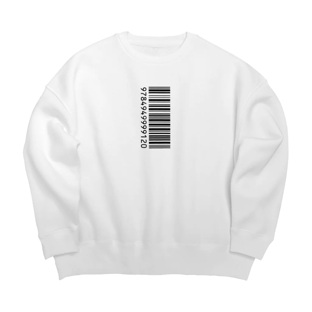 ITANJIのバーコード Big Crew Neck Sweatshirt