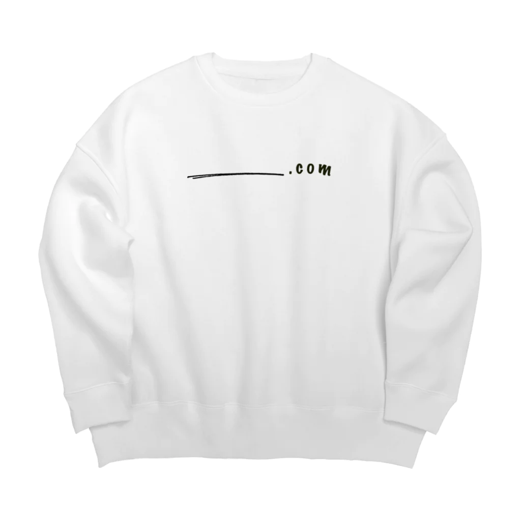 思いつき屋の好きな言葉.com Big Crew Neck Sweatshirt