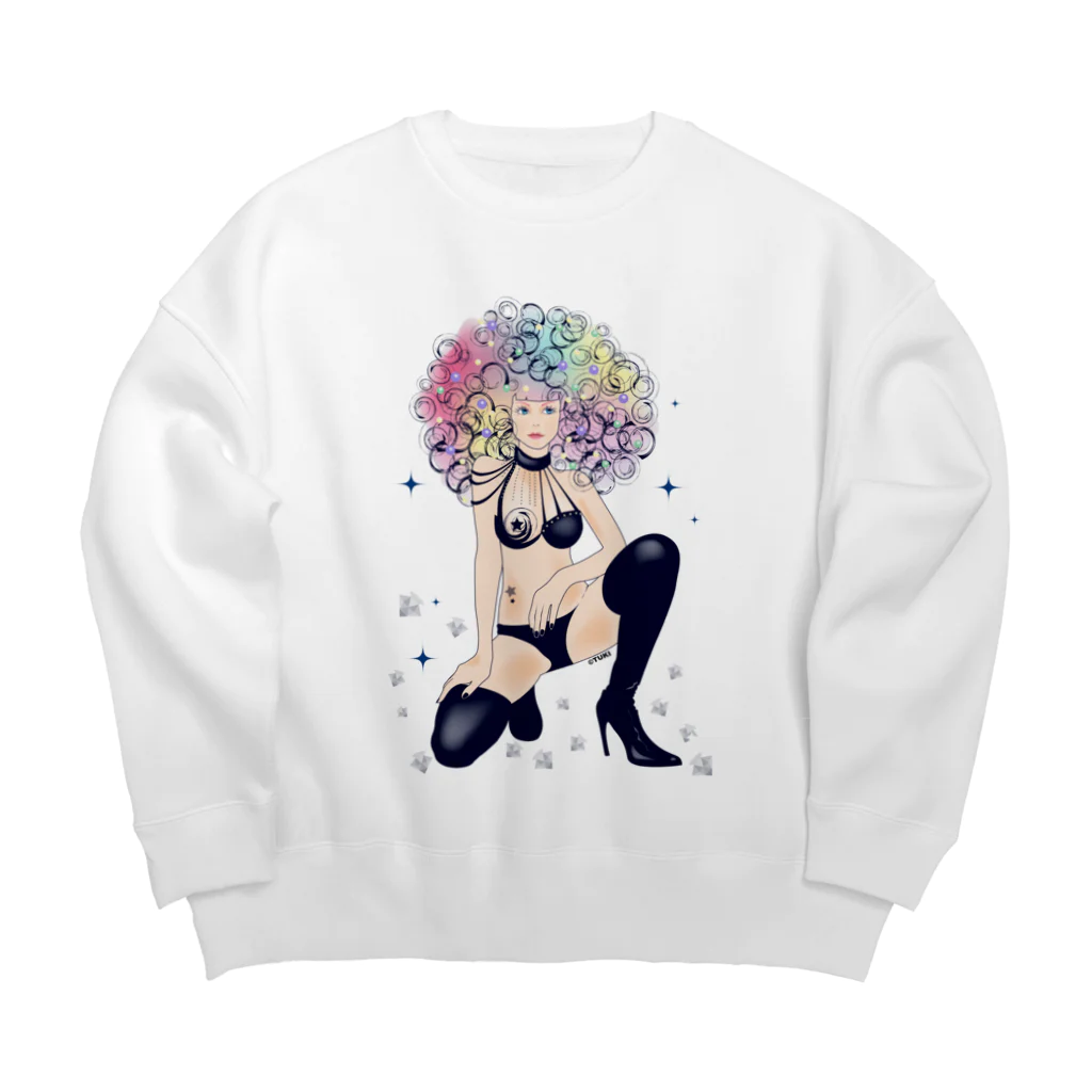 Moonbowのmoonbow lady Big Crew Neck Sweatshirt