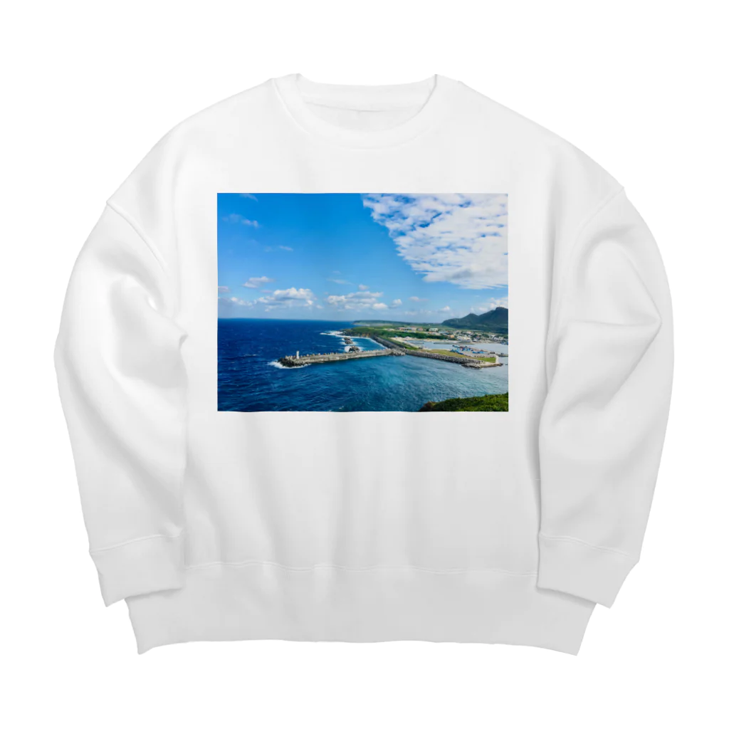 タピオカ義勇【フラグゴリラ教】のBeautiful sight of KumeIand Big Crew Neck Sweatshirt