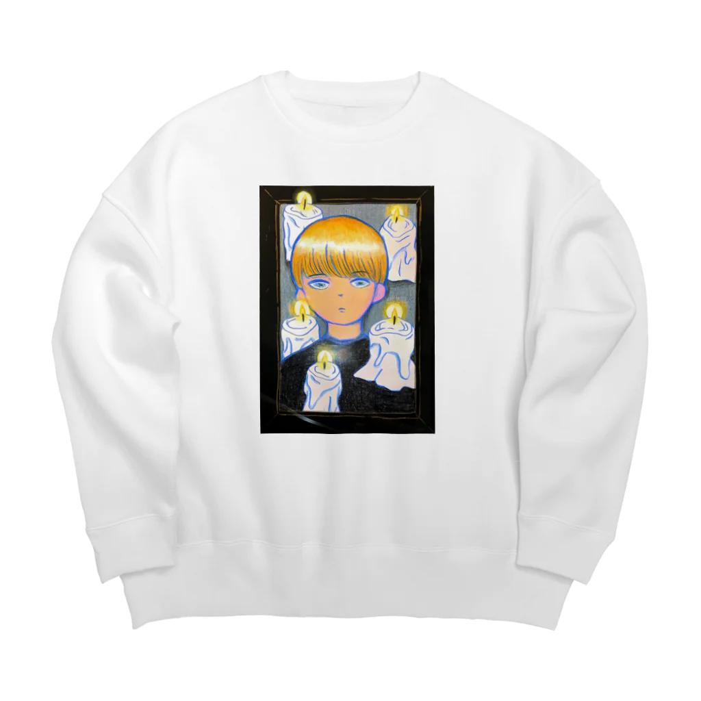 若い頃のまだ若いのに Big Crew Neck Sweatshirt