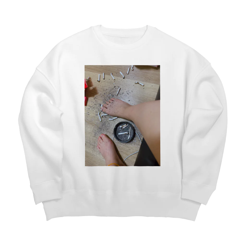 ﾁﾞｨ🅾️溜のこの世の終わり Big Crew Neck Sweatshirt