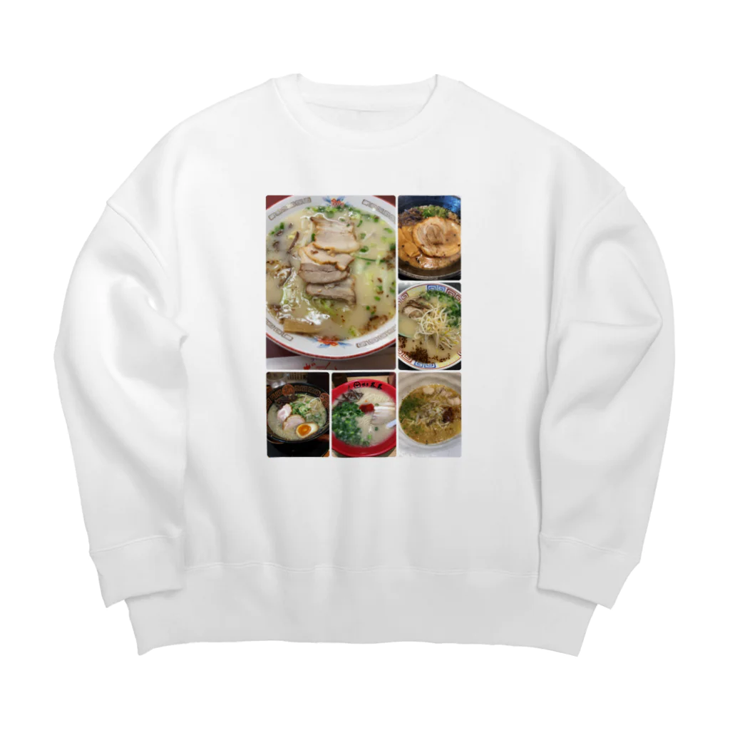 ＊モヤシ＊のラーメン大好きシリーズ Big Crew Neck Sweatshirt